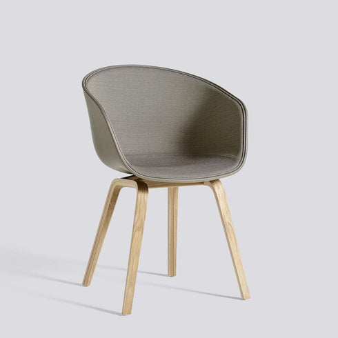 About a Chair AAC 22 Armchair Upholstered Soaped Oak